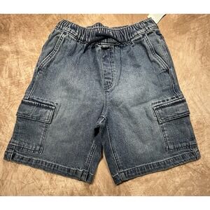 Blue Denim Cargo Shorts By Weekend Academy Size kids Youth L 10/12